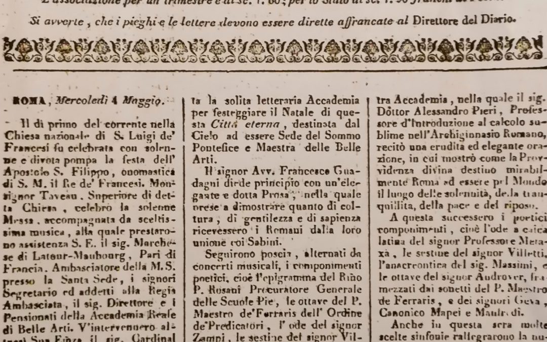 La Provincia Sabina Tota Civitas: Patriziato Sabino e Collegio Sabino in Roma Parte 1