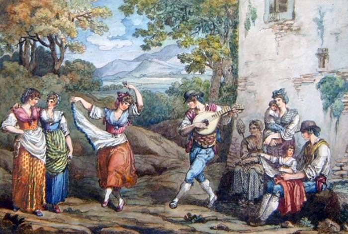 Le danze popolari – Il saltarello