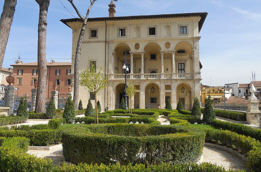 Architettura di Rieti tra giardini all’italiana, mura medievali e sotterranei
