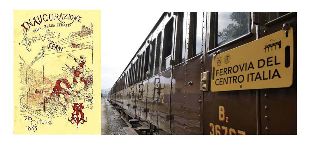 L’Associazione Collezionisti S. Fabi di Rieti ed il Rotary Club di Rieti per la Ferrovia del Centro Italia Luogo del Cuore FAI