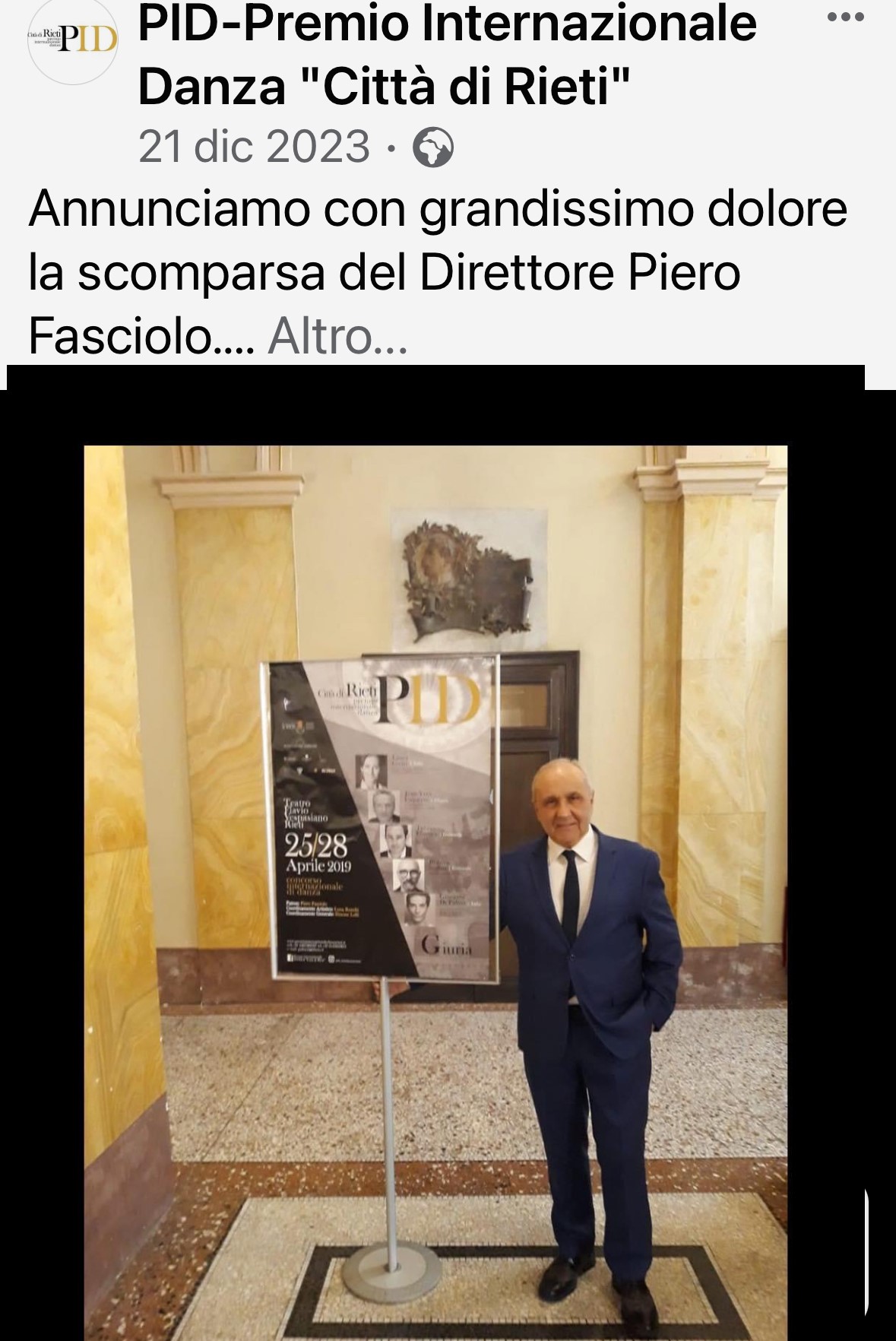 Il ricordo di Piero Fasciolo