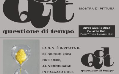 Questione di tempo la fusione di tradizione ed innovazione a Palazzo Dosi dal 22 giugno
