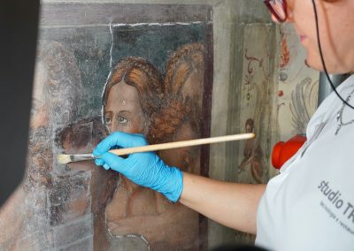 Lavori di restauro del ciclo pittorico del Giudizio Universale - 5