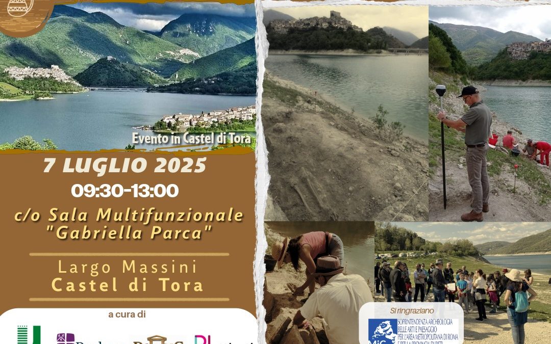 Archeologia pubblica nella Valle del Turano: evento di presentazione del 7 luglio 2025
