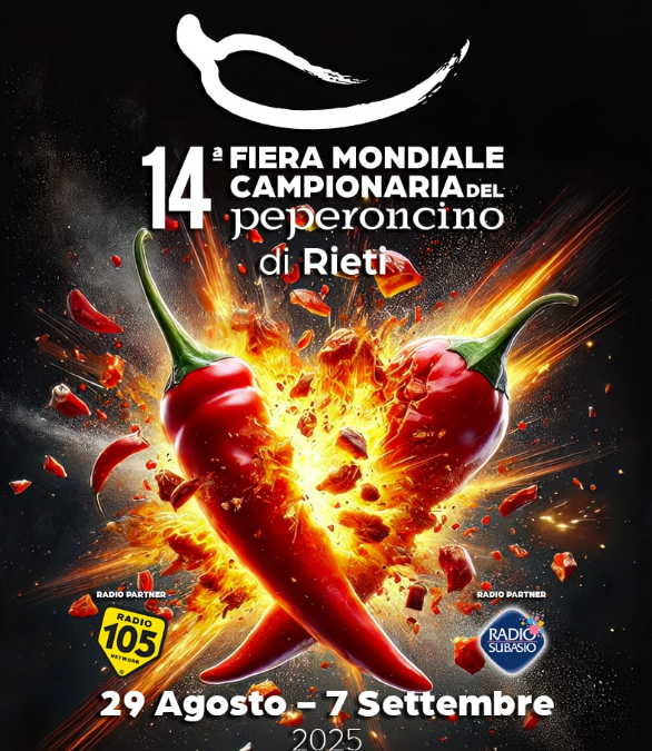 Fiera Mondiale Campionaria del Peperoncino 2025: un’edizione da record a Rieti