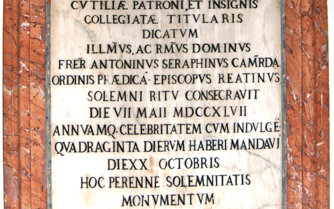 Il marmo mischio o persichino di Cottanello, antica pietra cara a Bernini