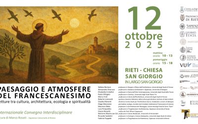 Grande successo per il Convegno Interdisciplinare Internazionale “Paesaggio e Atmosfere del Francescanesimo” del 12 ottobre